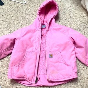 Pink kids carhart